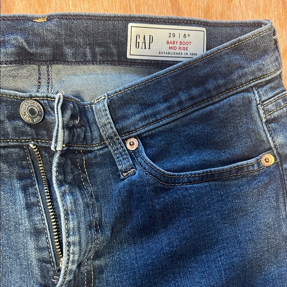 GAP Women’s Dark Blue Bootcut Jeans